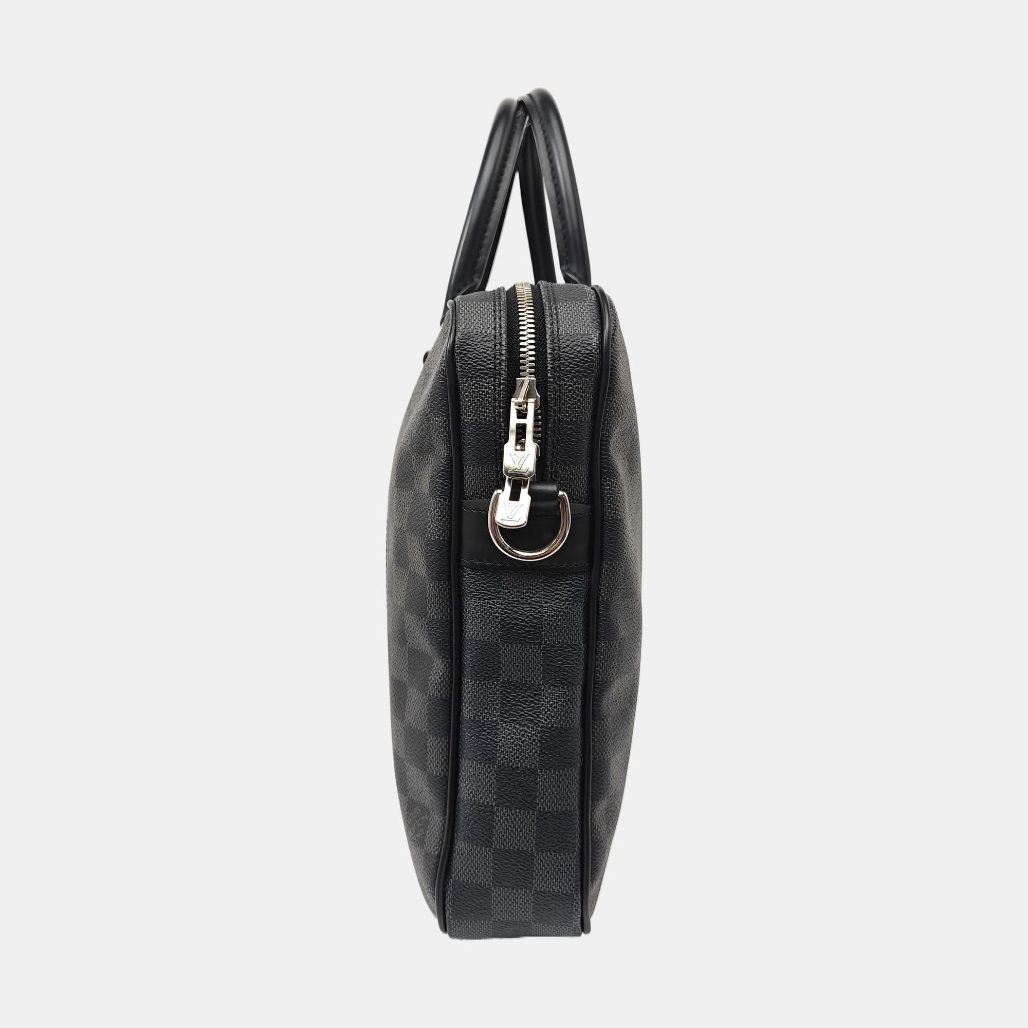 PORTE-DOCUMENTS PM Damier Graphite Coated Canvas Black