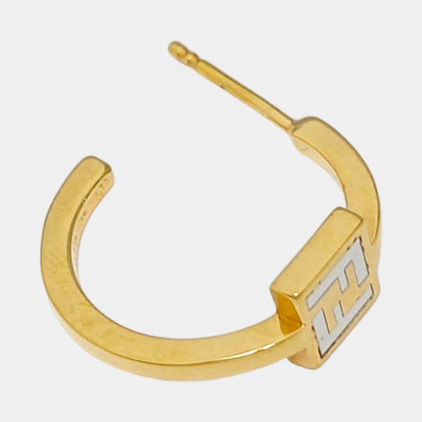Metal Gold Stud Earrings
