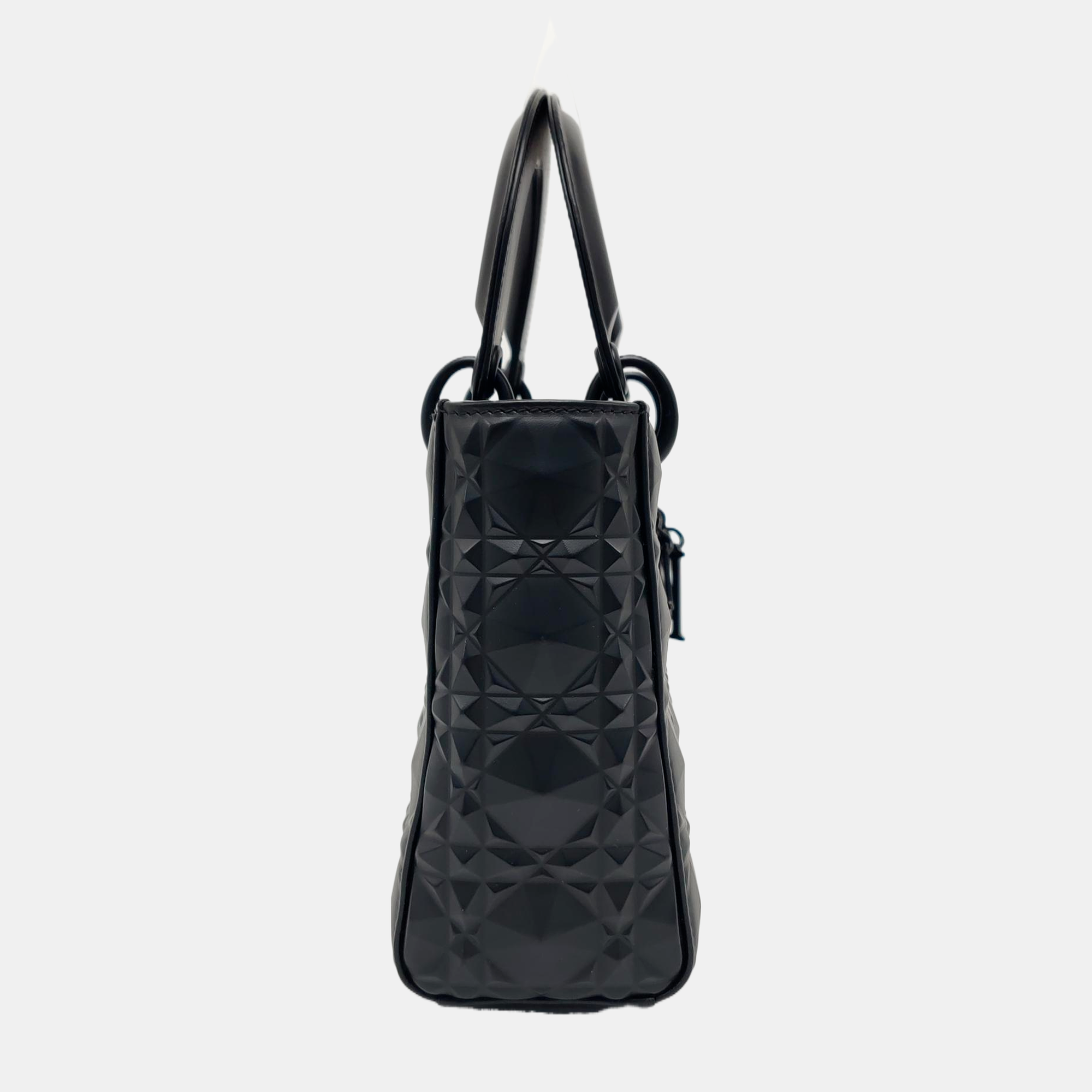 Lady Dior Small Cannage Calfskin Black