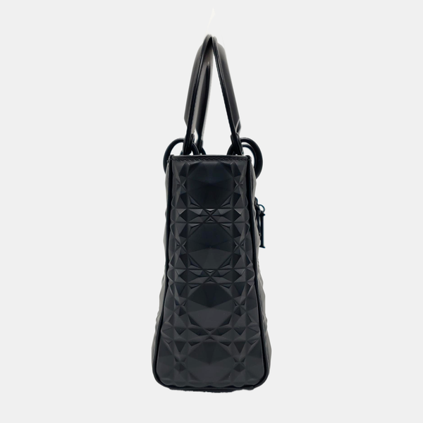 Lady Dior Small Cannage Calfskin Black