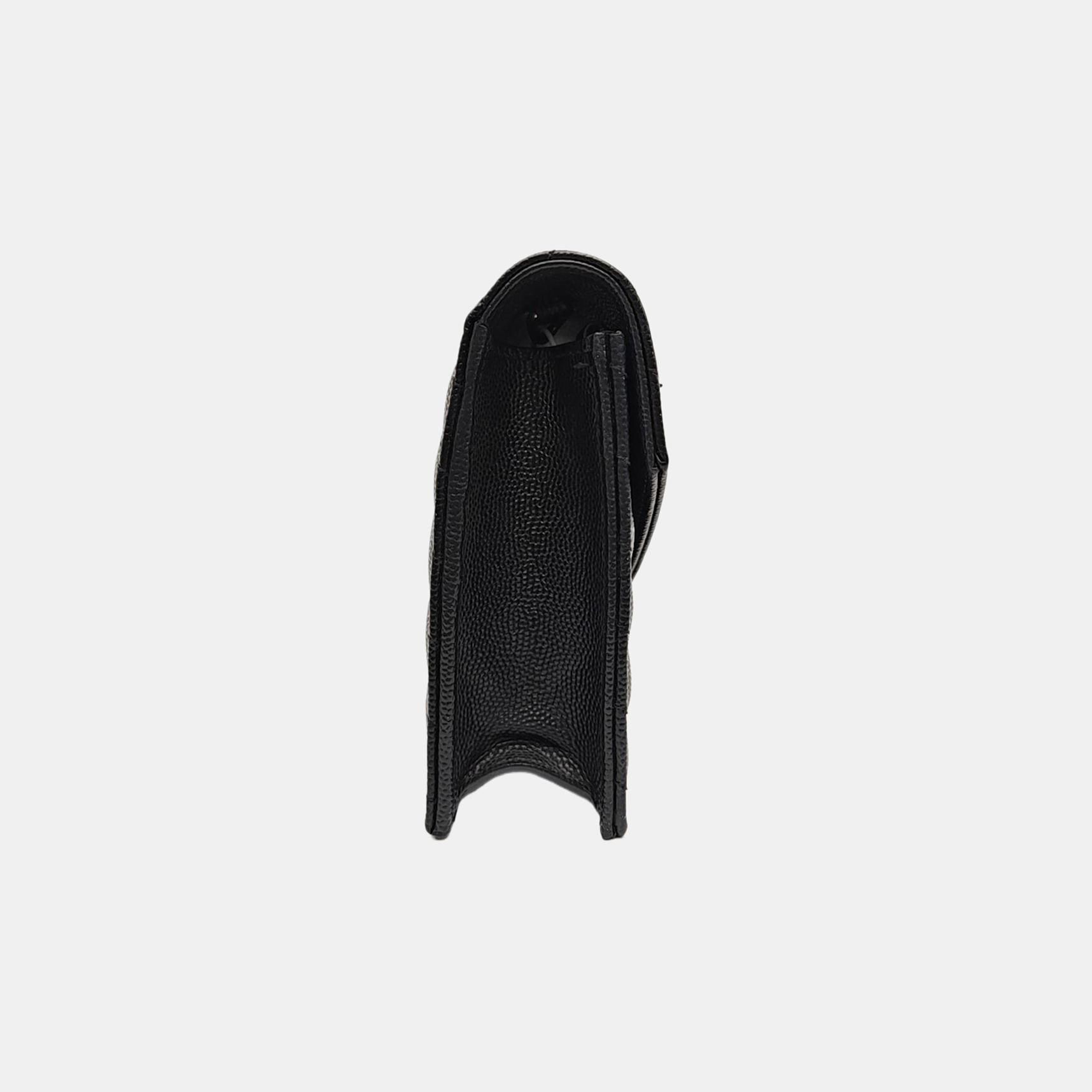 MONOGRAM Chevron Calfskin Black