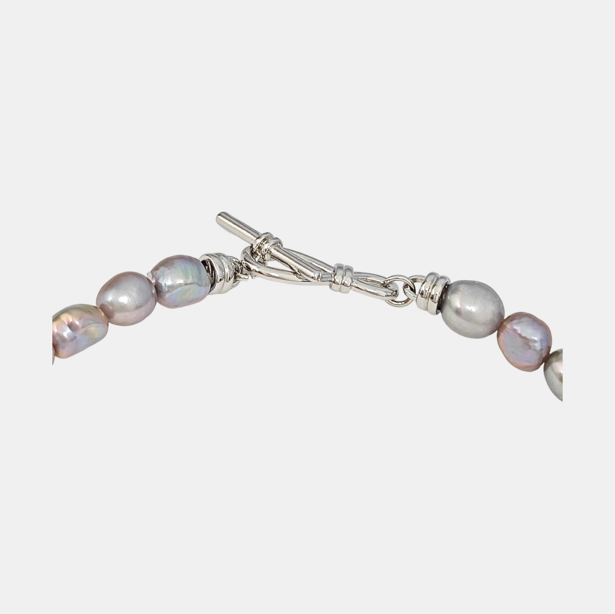 Pearl Blue Necklace