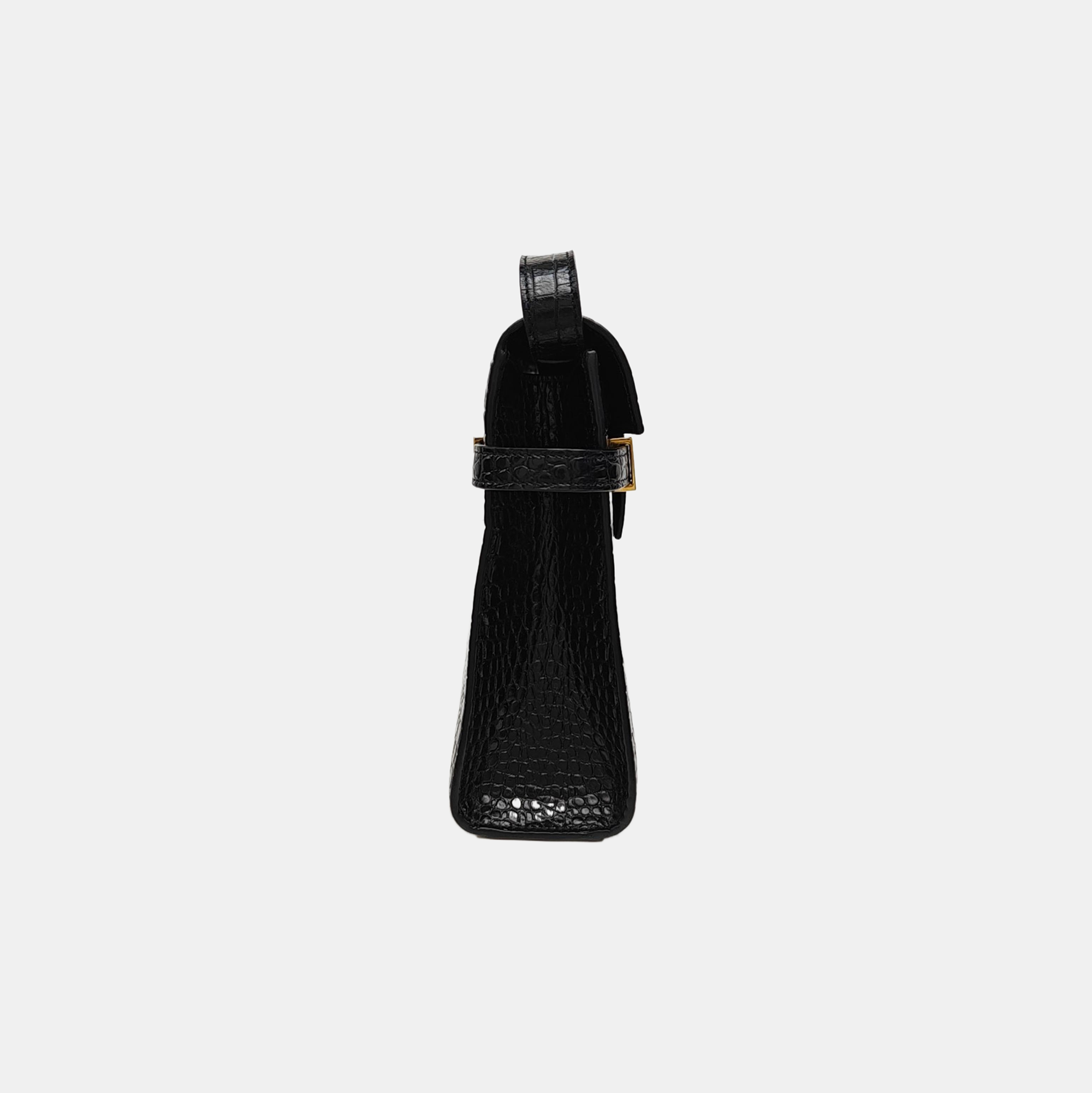 MANHATTAN Medium Calfskin Black