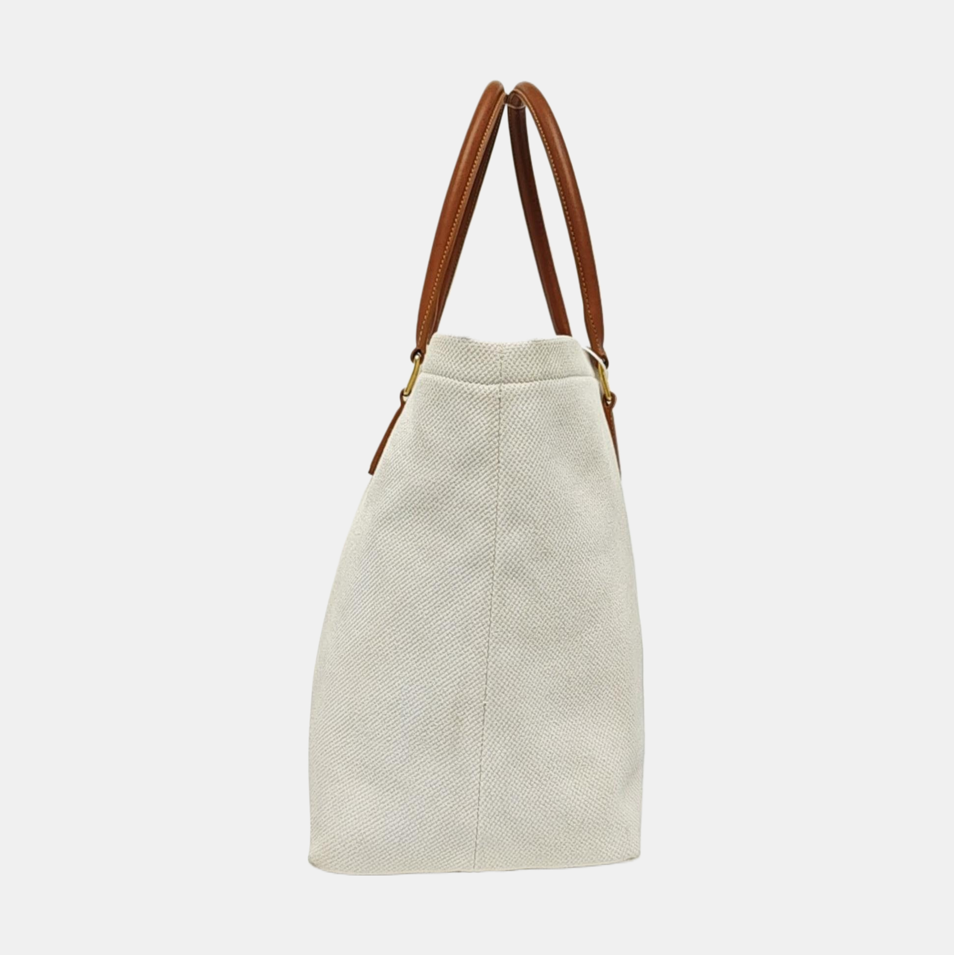 CABAS CELINE Large Canvas White