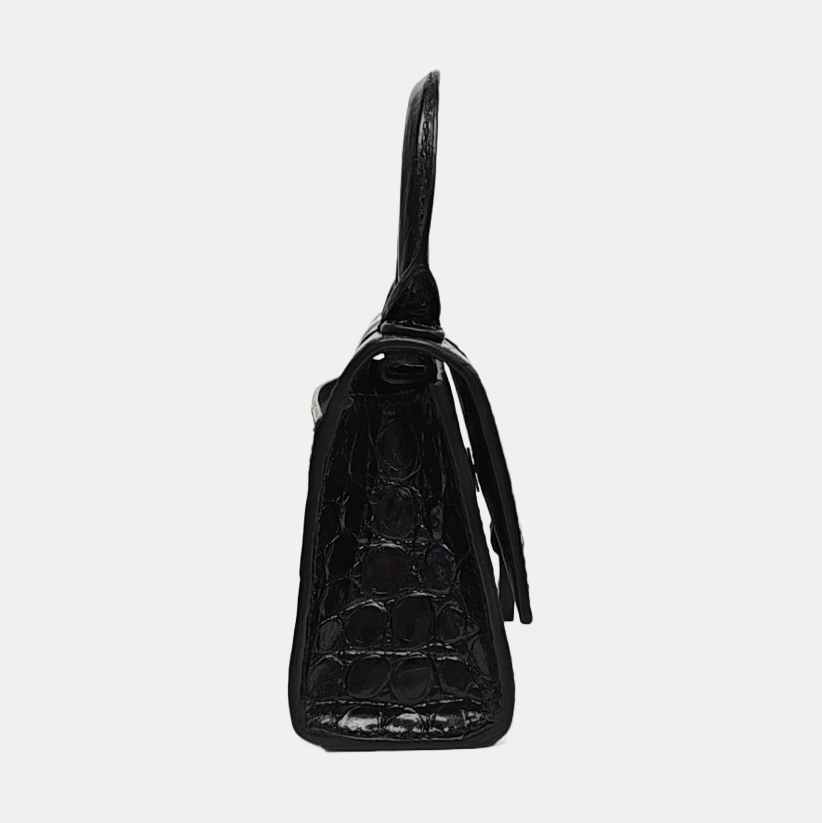 Hourglass Mini Calfskin Black
