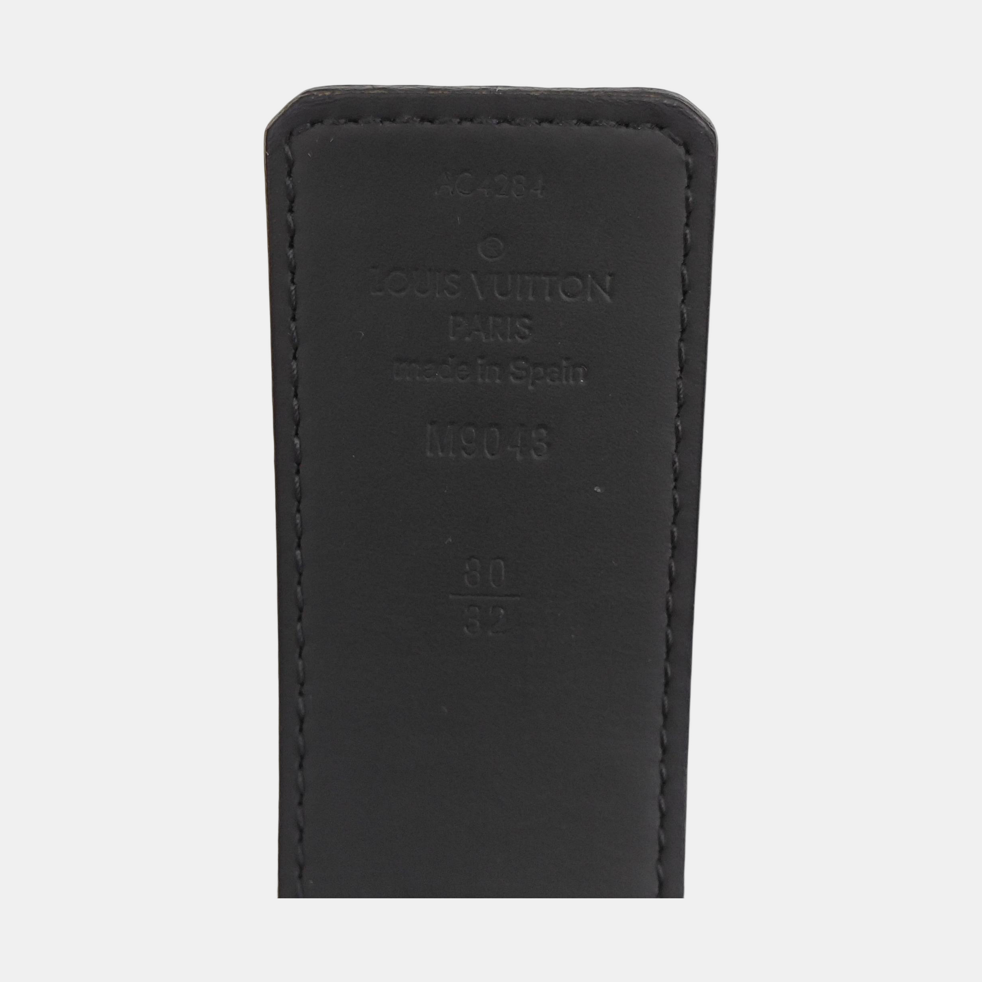 Coated Canvas Belt Black