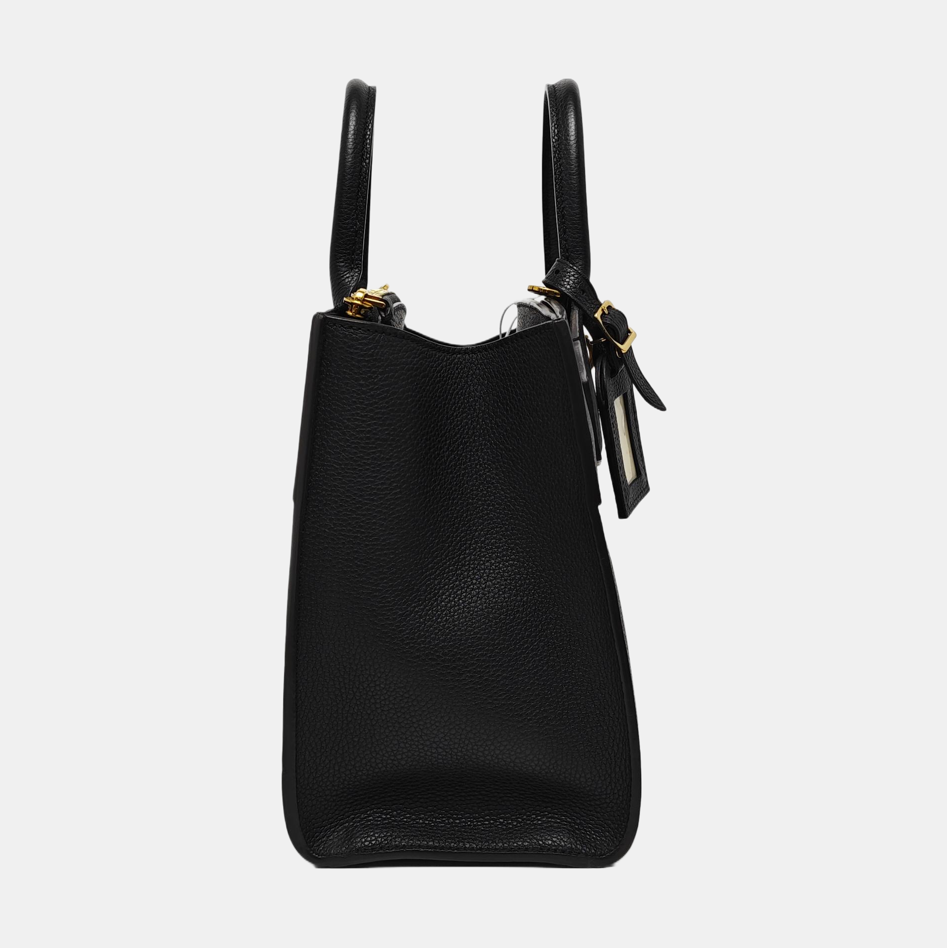 CITY STEAMER PM Calfskin Black