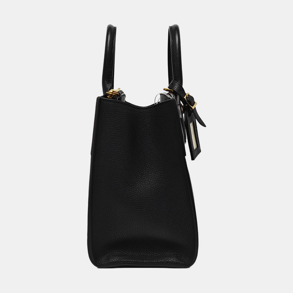 CITY STEAMER PM Calfskin Black