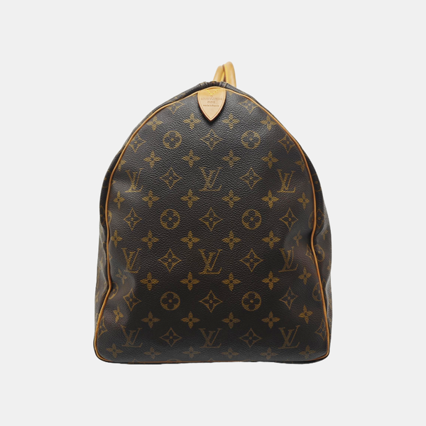 SAC SOUPLE 55 Monogram Coated Canvas Brown