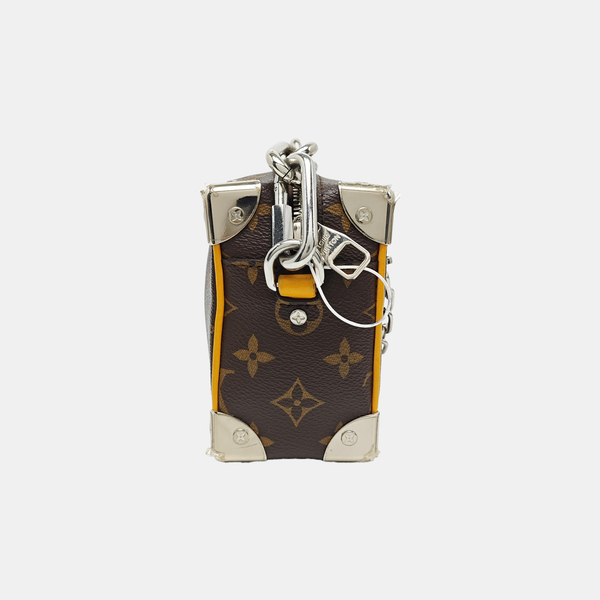 SOFT TRUNK Mini Monogram Coated Canvas Brown