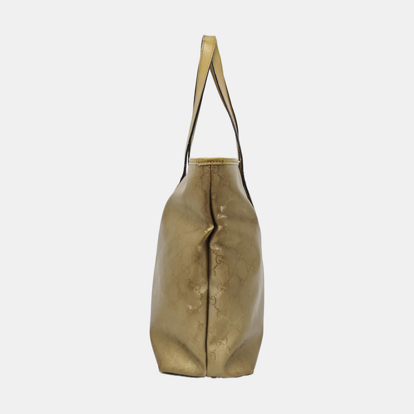 GG Imprime Monogram Coated Canvas Gold
