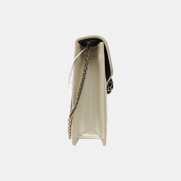 SERPENTI FOREVER Small Patent Leather White