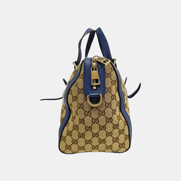 Monogram Canvas Tote Bag Medium Beige