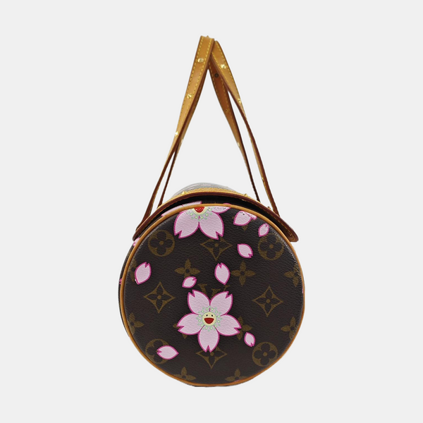 PAPILLON GM Monogram Coated Canvas Brown