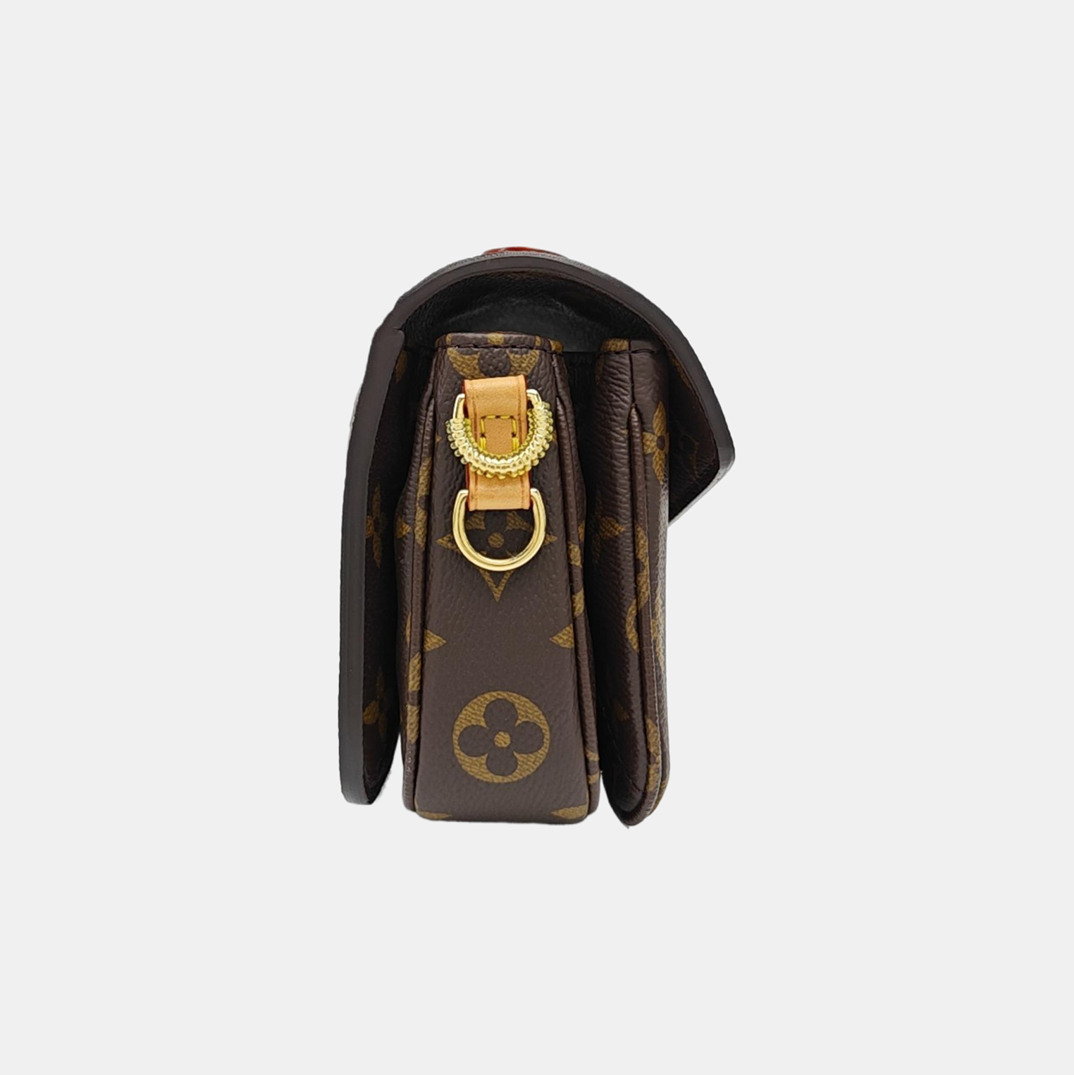 MÉTIS EAST WEST Monogram Coated Canvas Brown