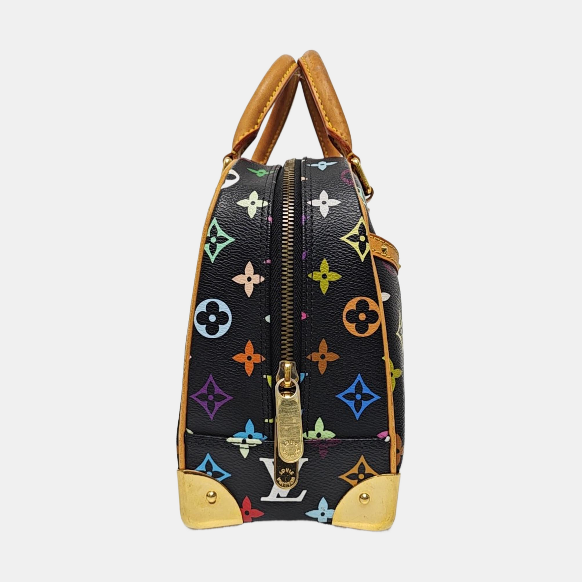 LV × TM DEAUVILLE Monogram Coated Canvas Black