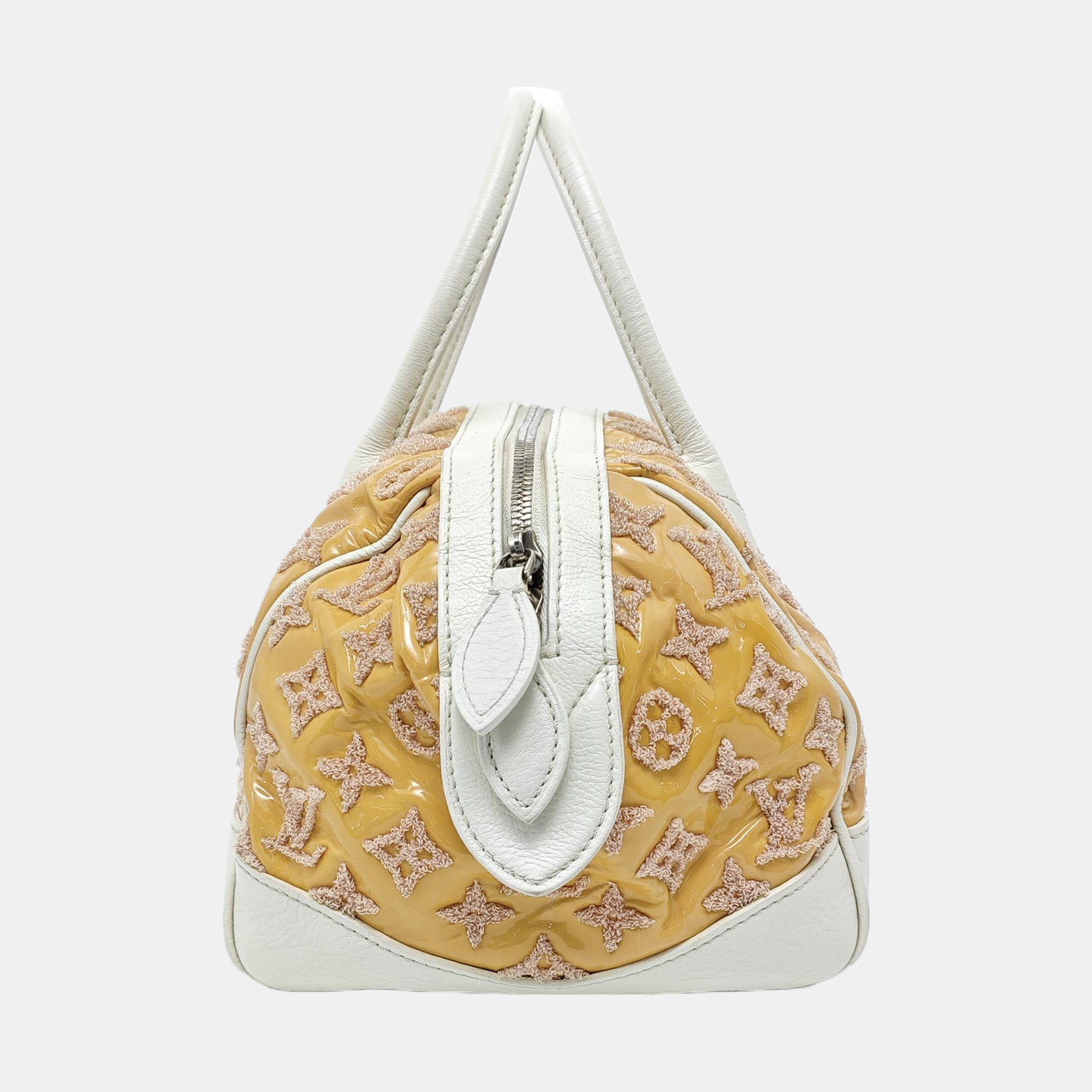 SPEEDY 25 Monogram Calfskin Yellow