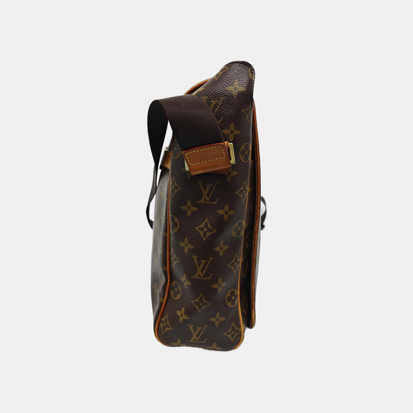 VALMY Monogram Coated Canvas Brown