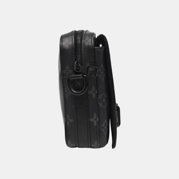 STEAMER Monogram Coated Canvas Black
