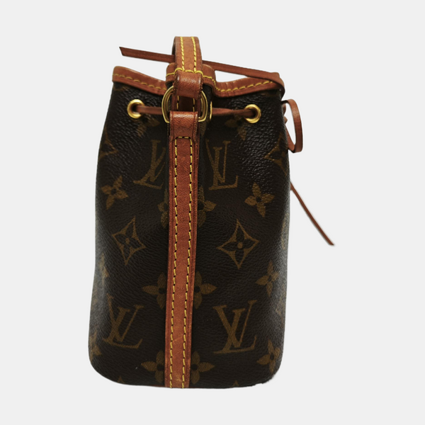 NÉONOÉ Nano Lona Revestida Monogram Marrón