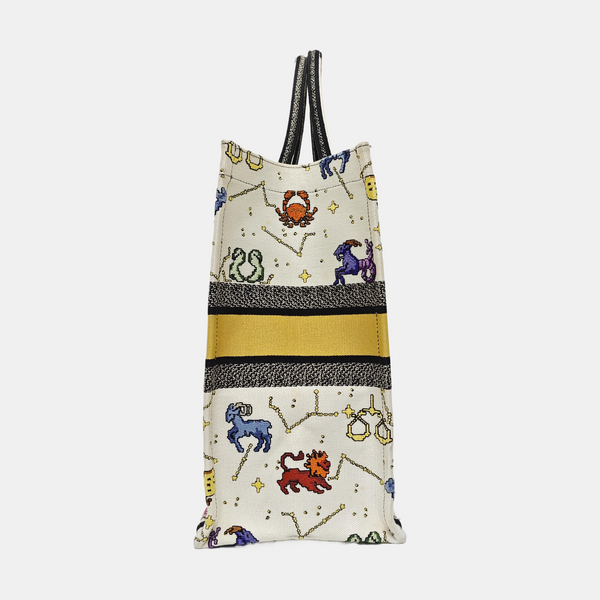 Book Tote Large Canvas White