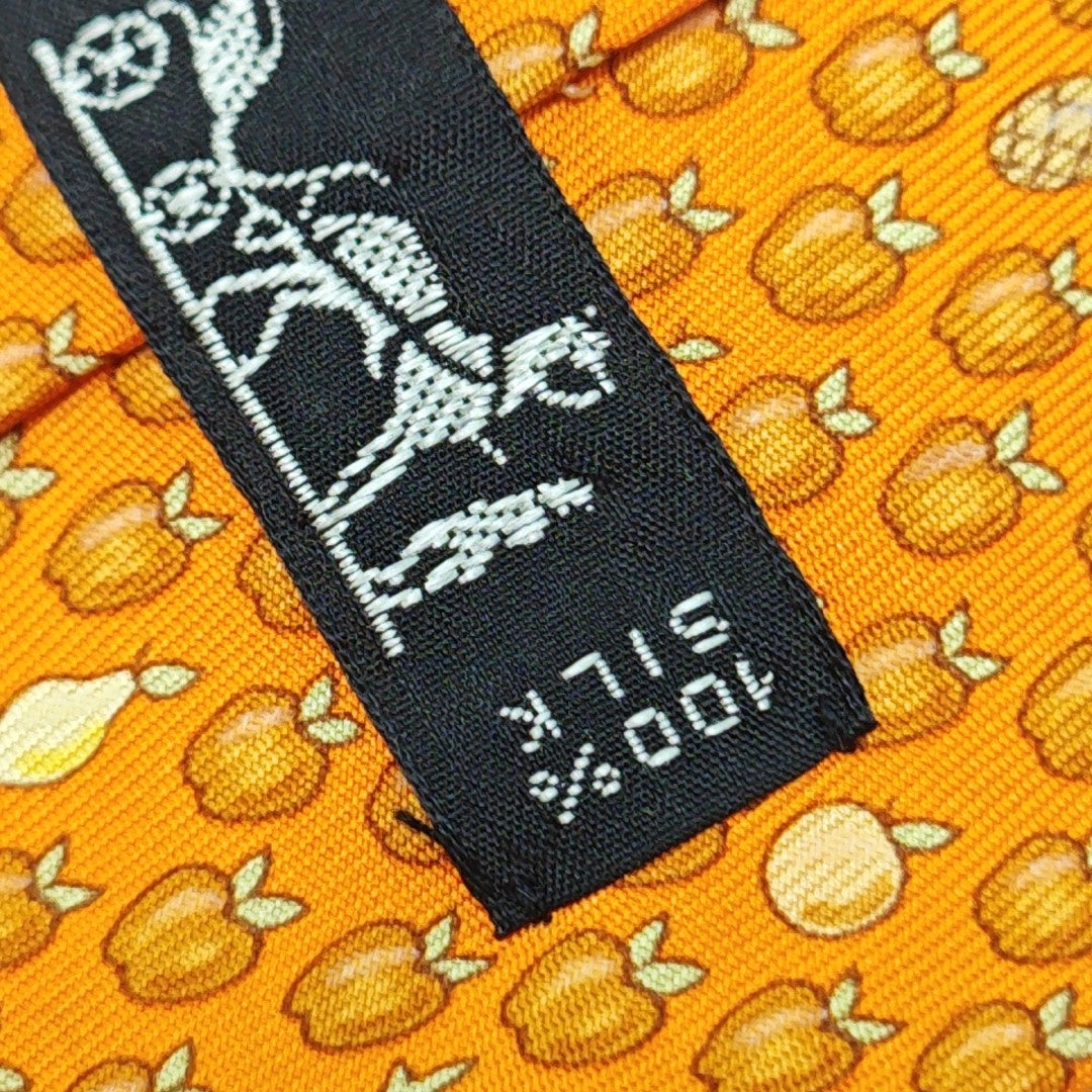Mulberry Silk Tie Orange