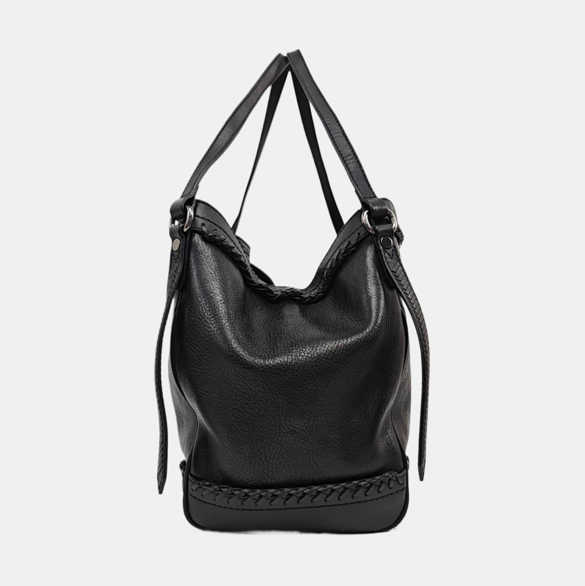 Calfskin Tote Bag Black
