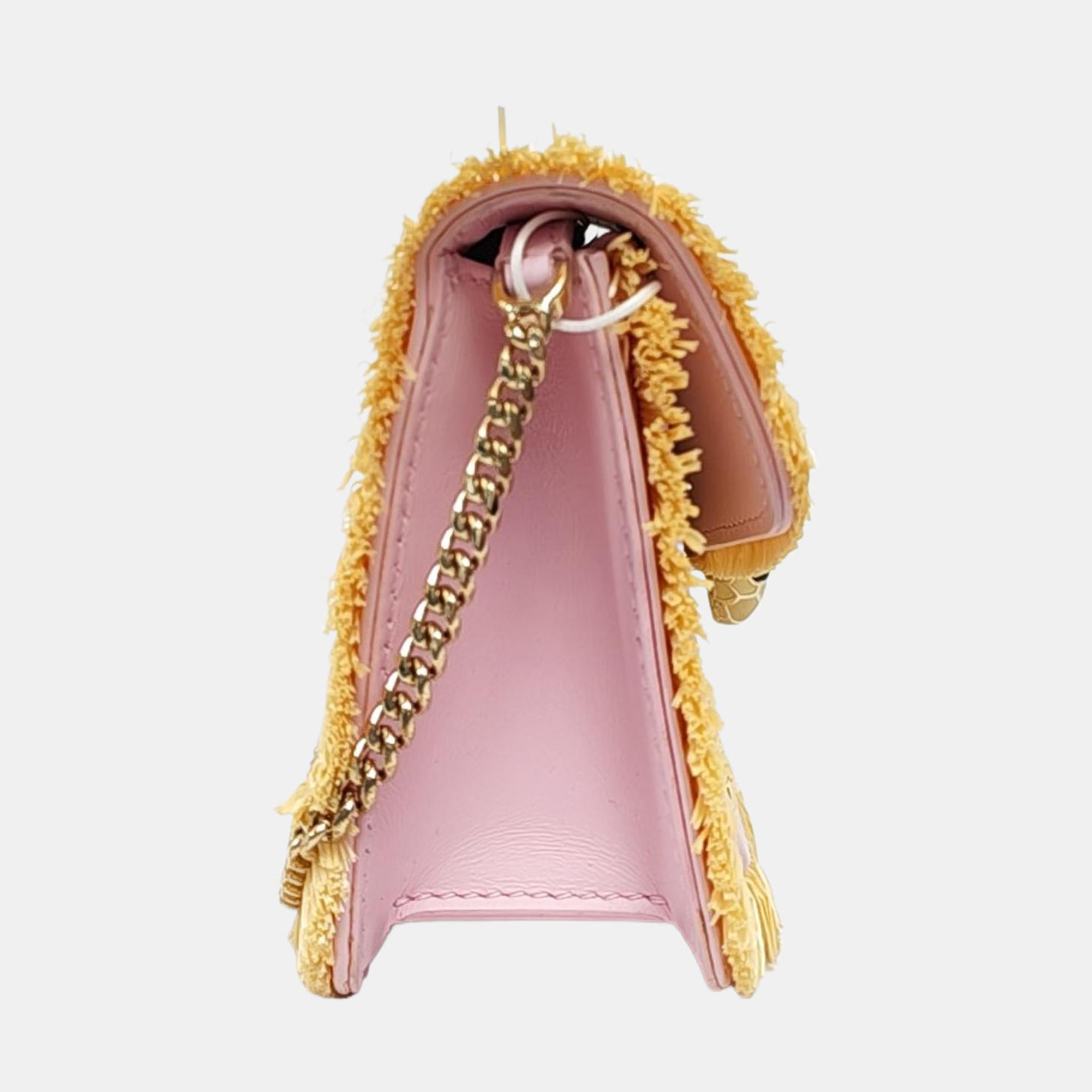 SERPENTI DIAMOND BLAST Extra Small Straw Yellow