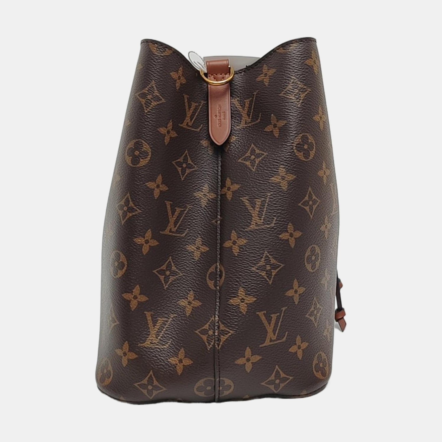 NÉONOÉ MM Monogram Coated Canvas Brown