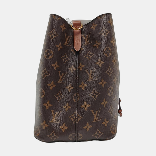 NÉONOÉ MM Monogram Coated Canvas Brown