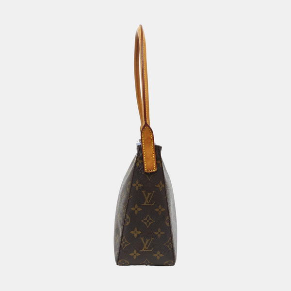 LOOPING MM Monogram Coated Canvas Brown