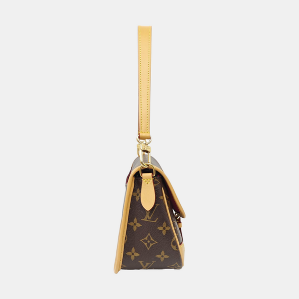 DIANE Monogram Coated Canvas Brown