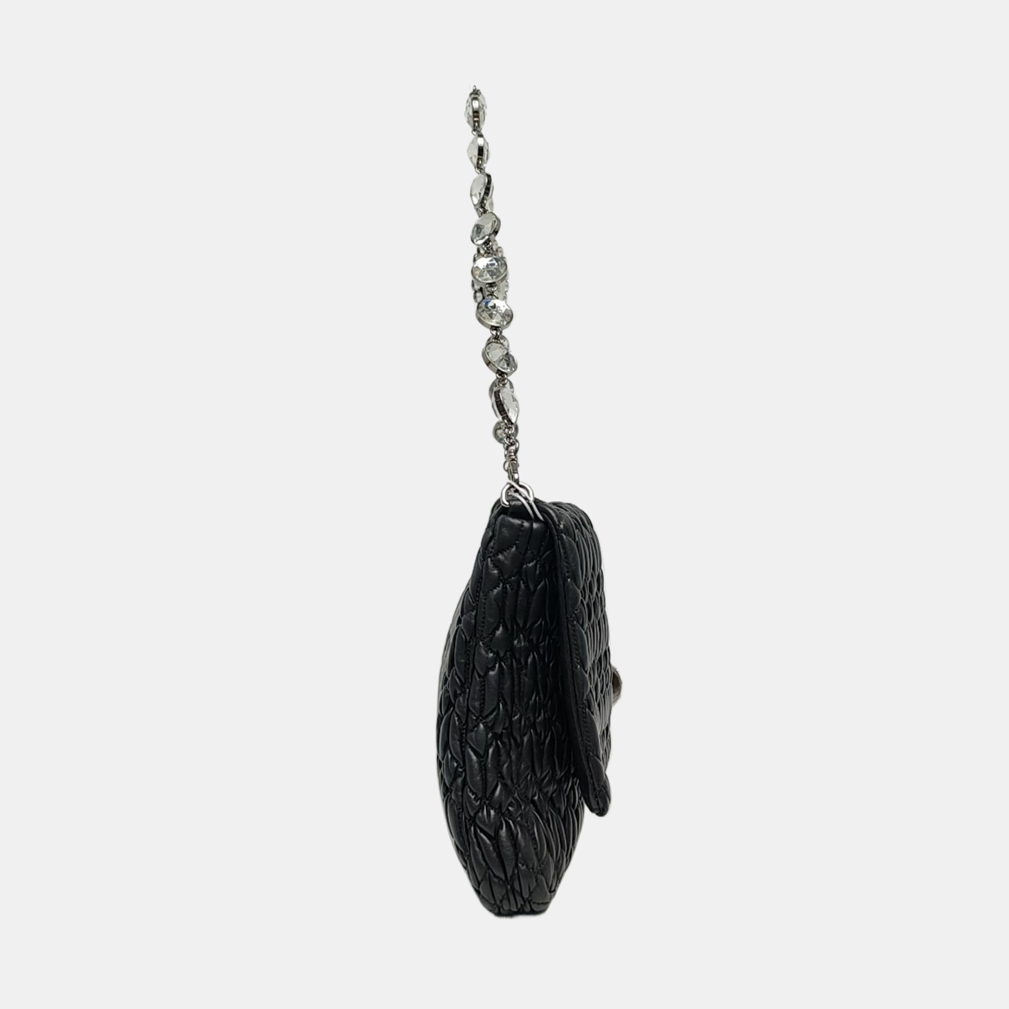 Crystal Lambskin Black