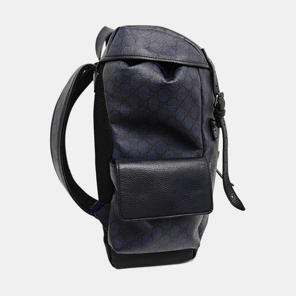 Ophidia Medium Monogram Coated Canvas Blue