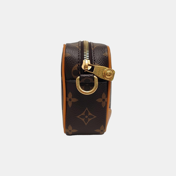 MARLY DRAGONNE Mini Monogram Coated Canvas Brown
