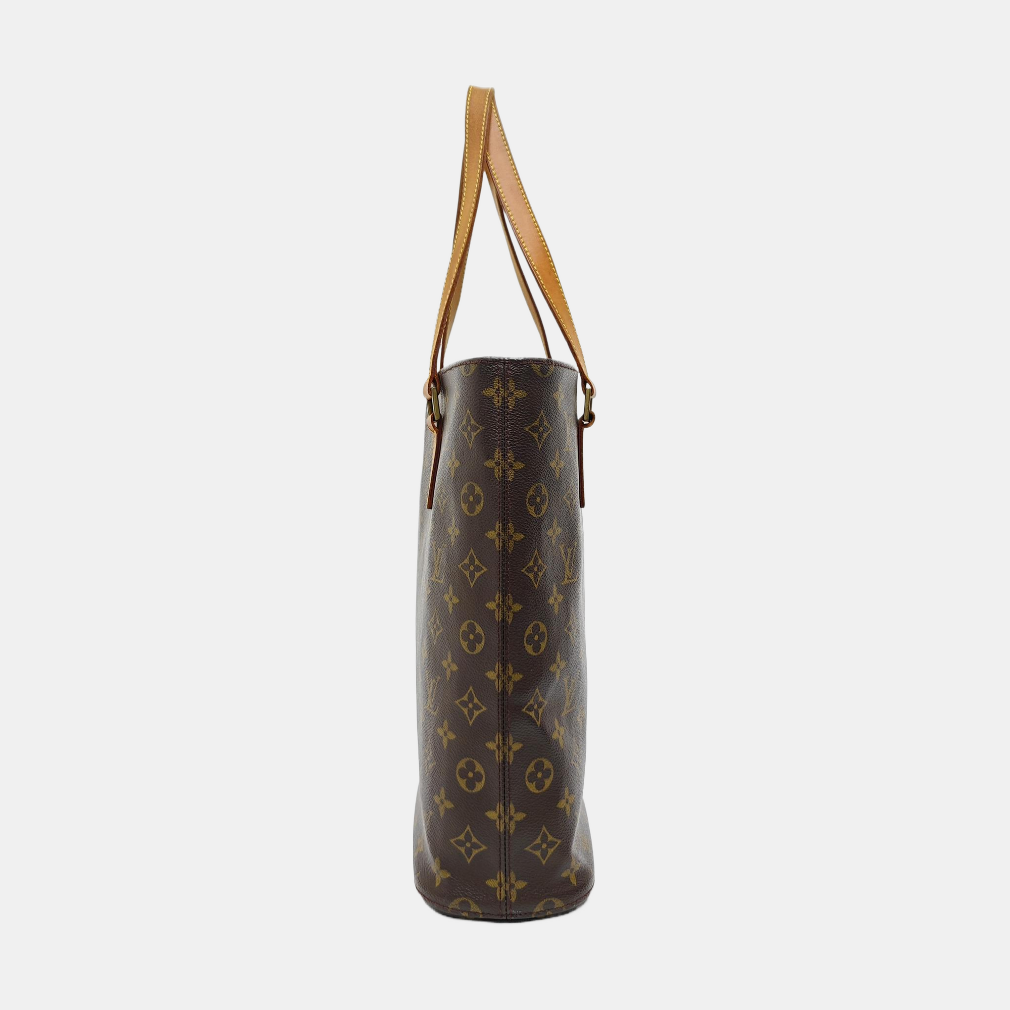 VINTAGE VAVIN GM Monogram Coated Canvas Brown