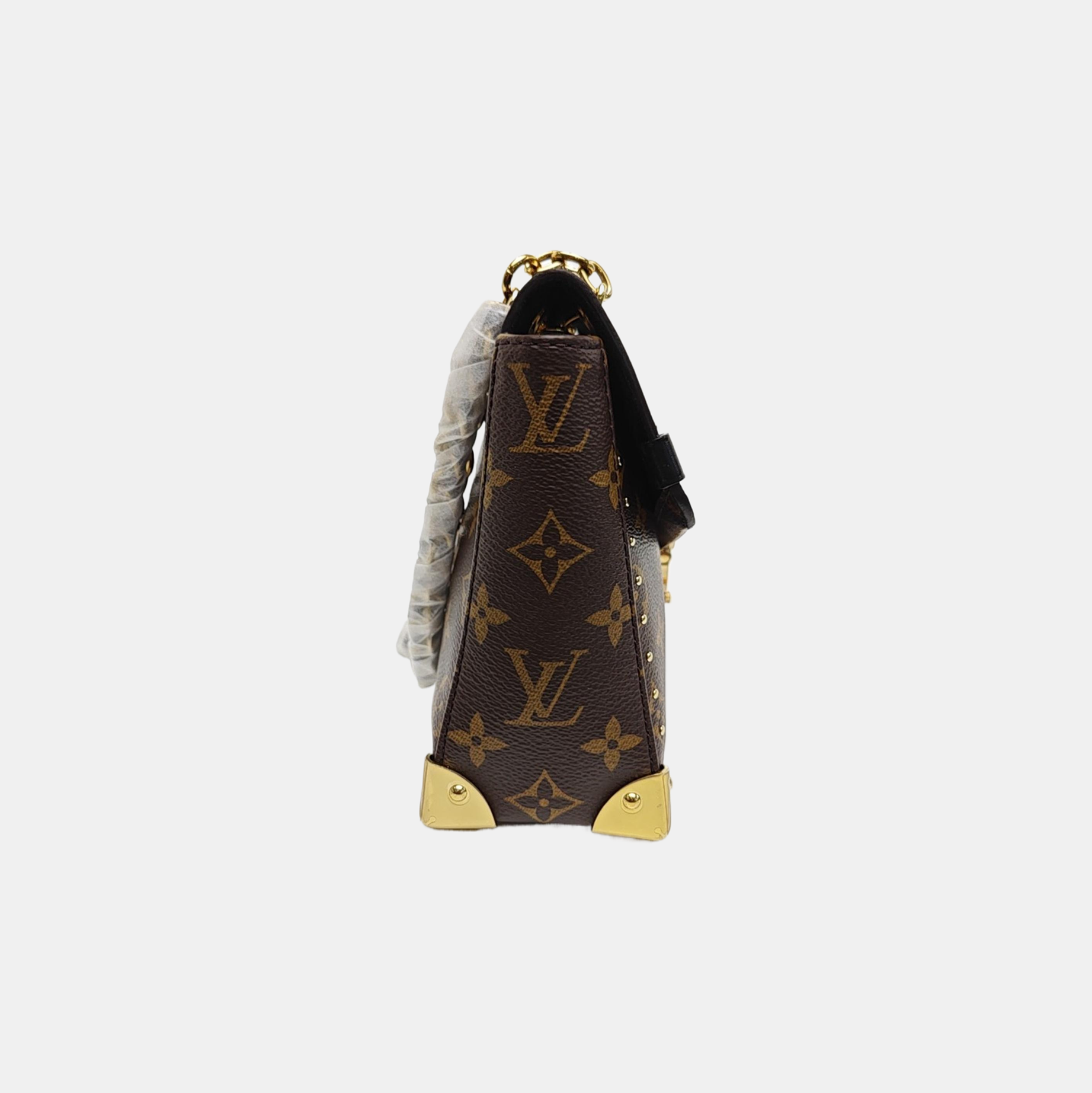TRUNKIE Monogram Coated Canvas Brown