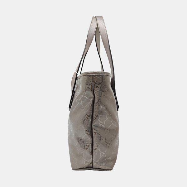 GG Imprime Monogram Coated Canvas Gray