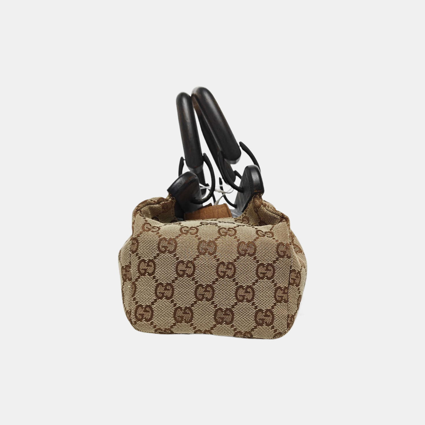 Monogram Canvas Tote Bag Beige