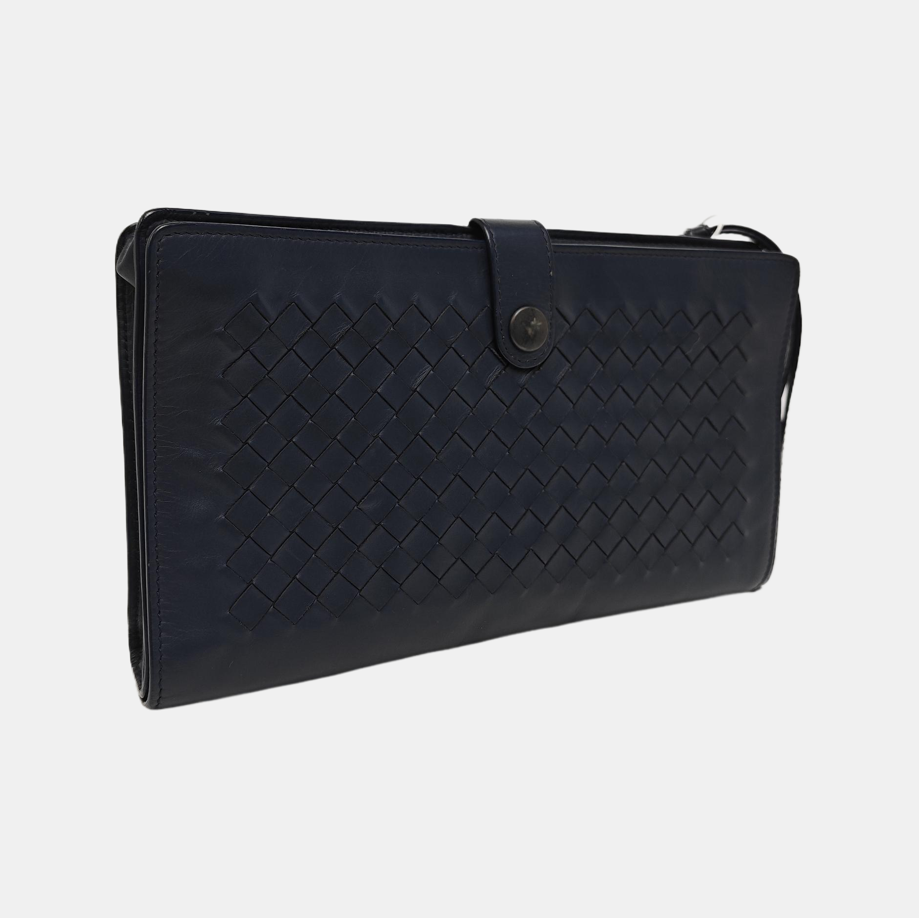 Calfskin Clutch Blue