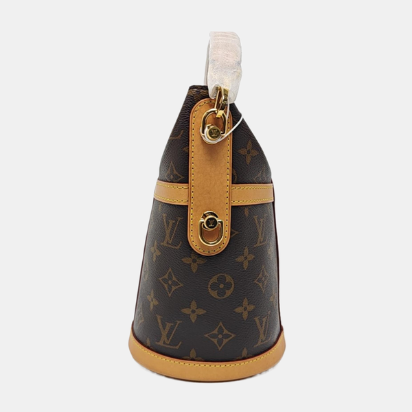 DUFFLE Monogram Coated Canvas Brown