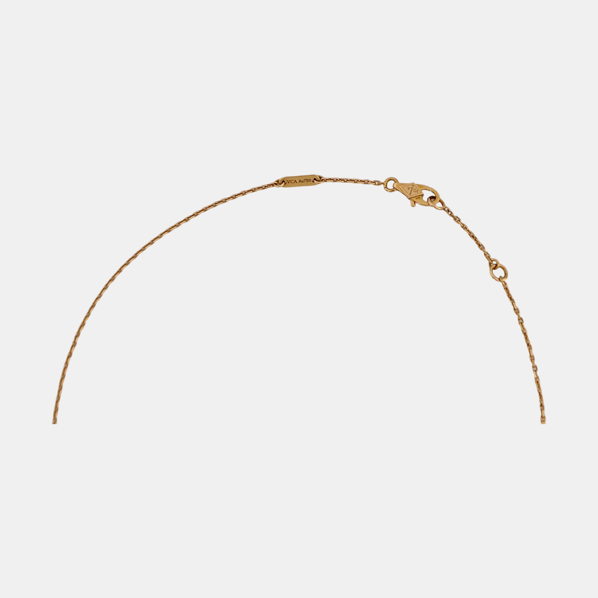 Sweet Alhambra 18k Rose Gold Necklace