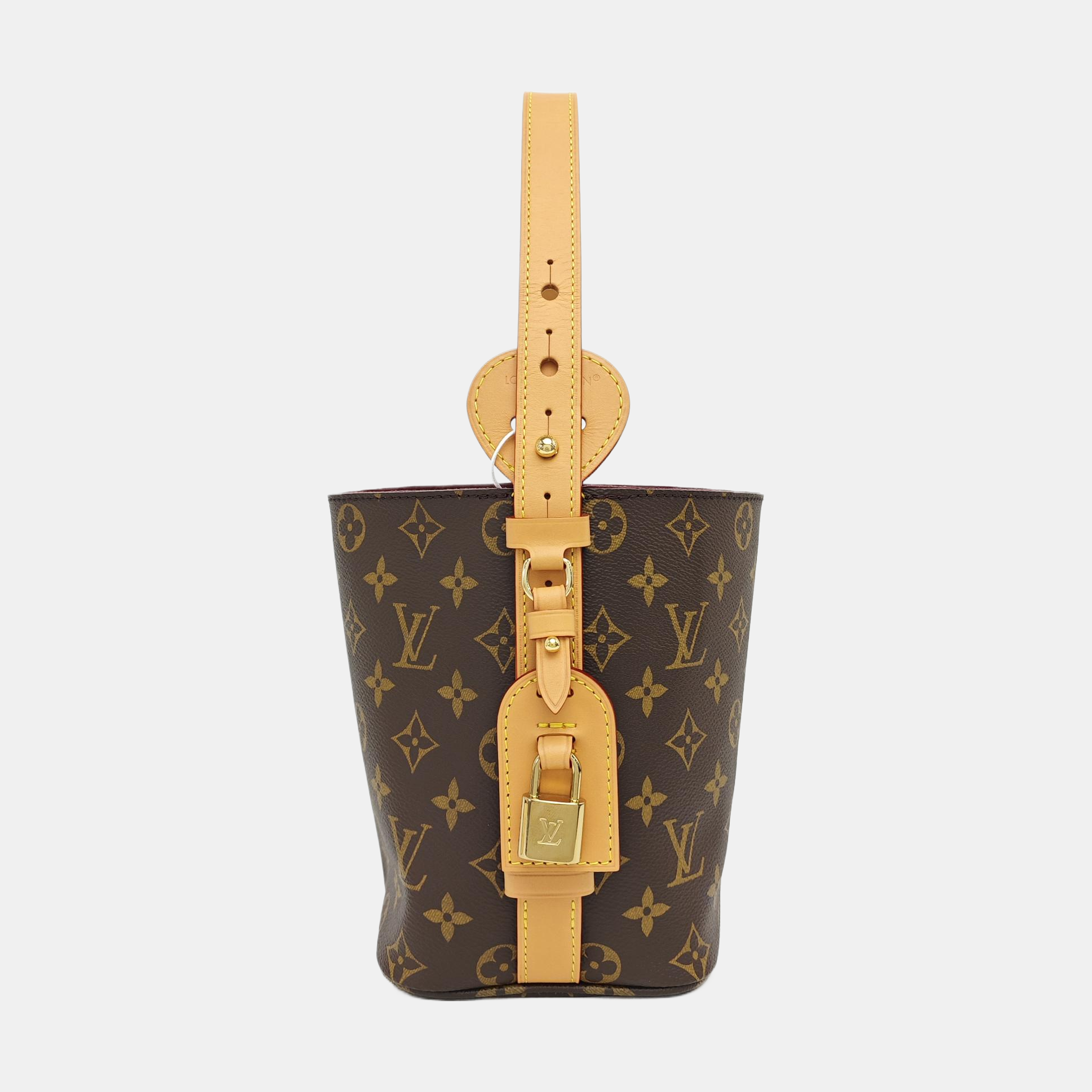 ALL IN Monogram Coated Canvas Brown