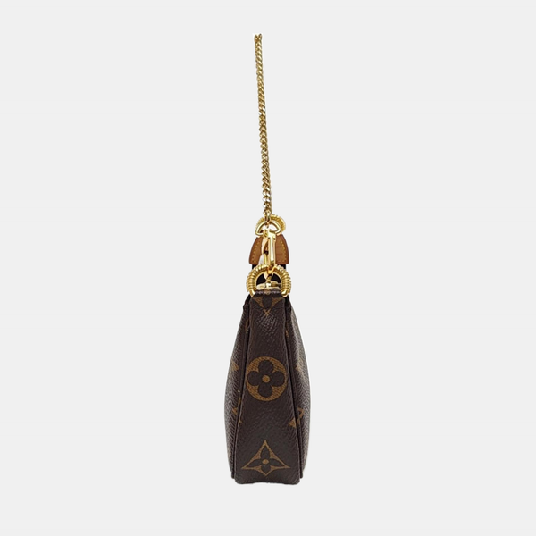 ACCESSOIRES Mini Monogram Coated Canvas Brown