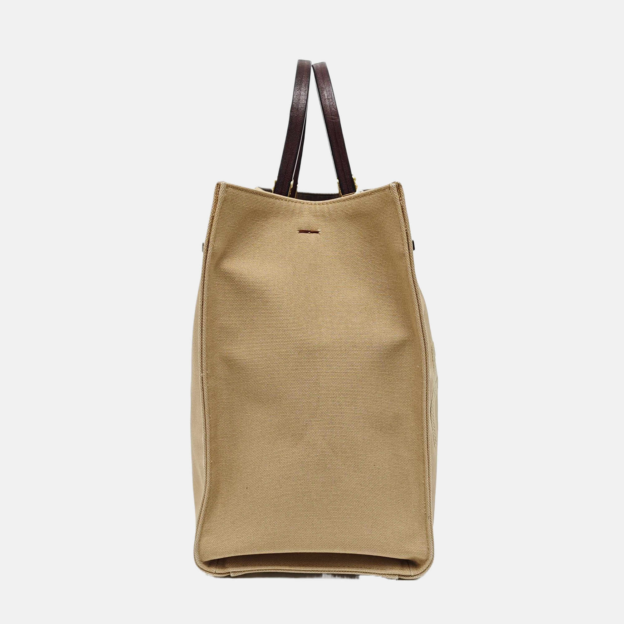 Authenticated pre-owned  Sunshine Medium Canvas Beige - Tote Bag at Looply