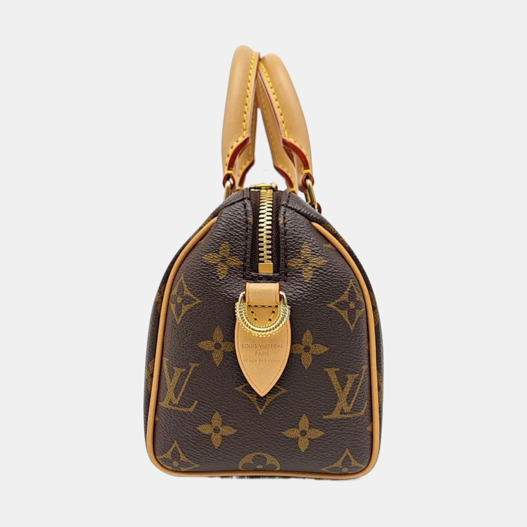 SPEEDY 20 Monogram Coated Canvas Brown