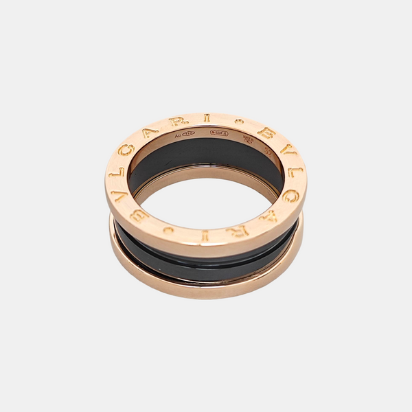 B.ZERO1 18k Rose Gold Ring EU 52