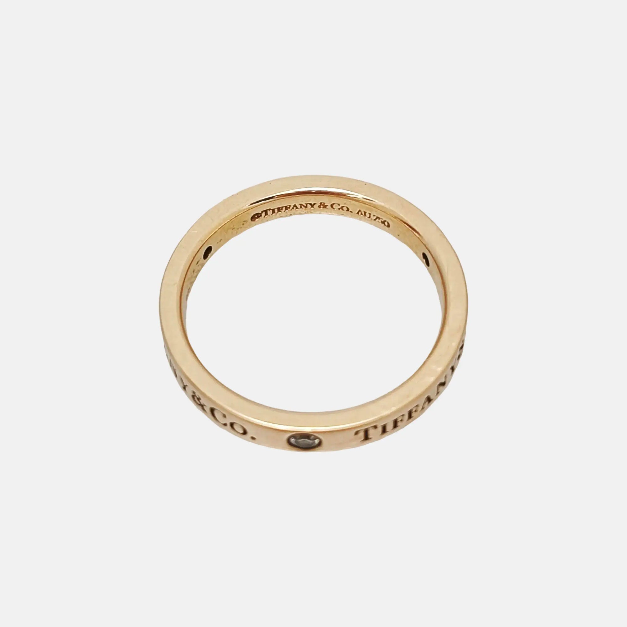 Tiffany &amp; Co. 18k Rose Gold Ring EU 51