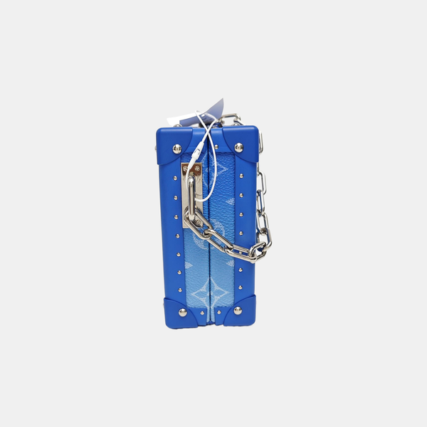 WALLET TRUNK Monogram Coated Canvas Blue