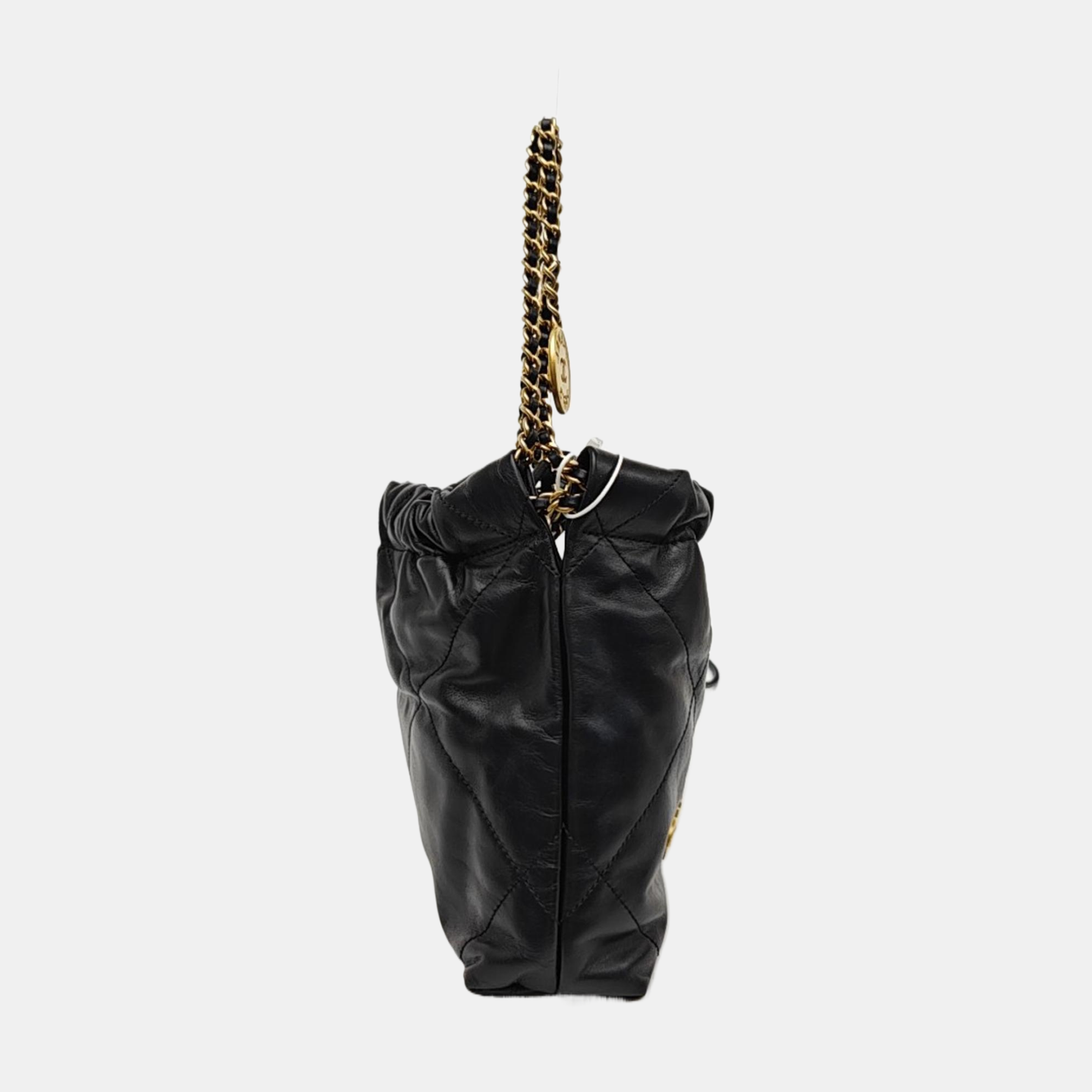 CHANEL 22 Mini Quilted Calfskin Black